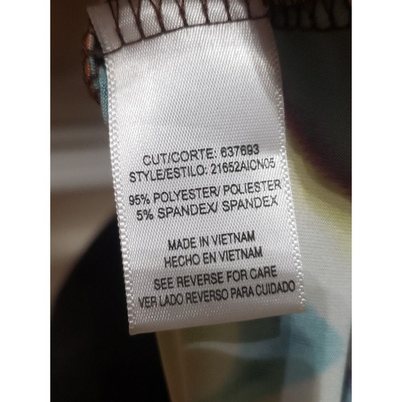 Heart Soul Women Multicolor Beaded Halter Neck Sleeveless Casual Top Blouse L - Picture 8 of 12